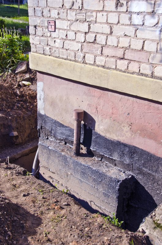 Repaired Foundation Wall